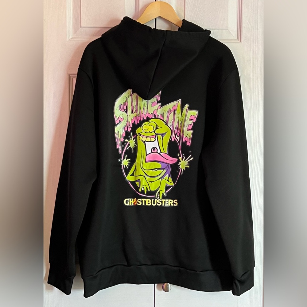 Black Slimer Graphic Hoodie